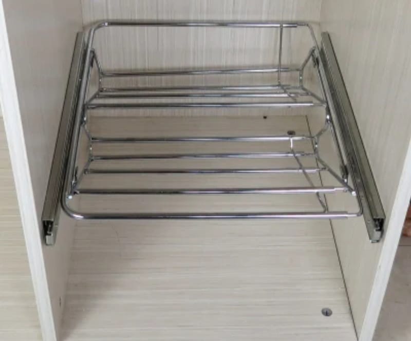 Expandable Chrome Shoe Rack (600mm-1000mm)